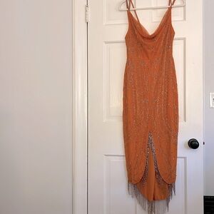 Beaded cocktail dress